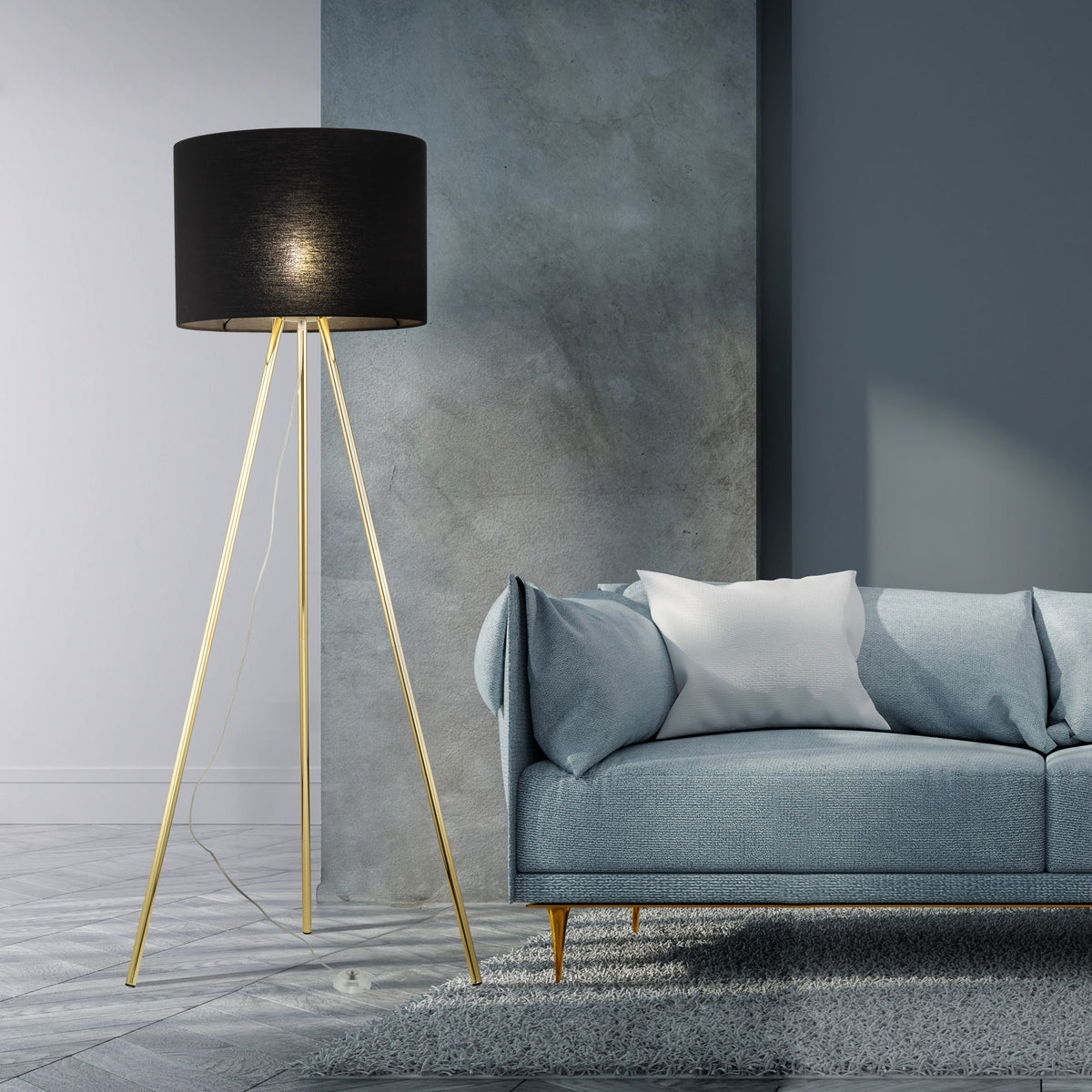 Lampa Umberto Black/Gold 6635