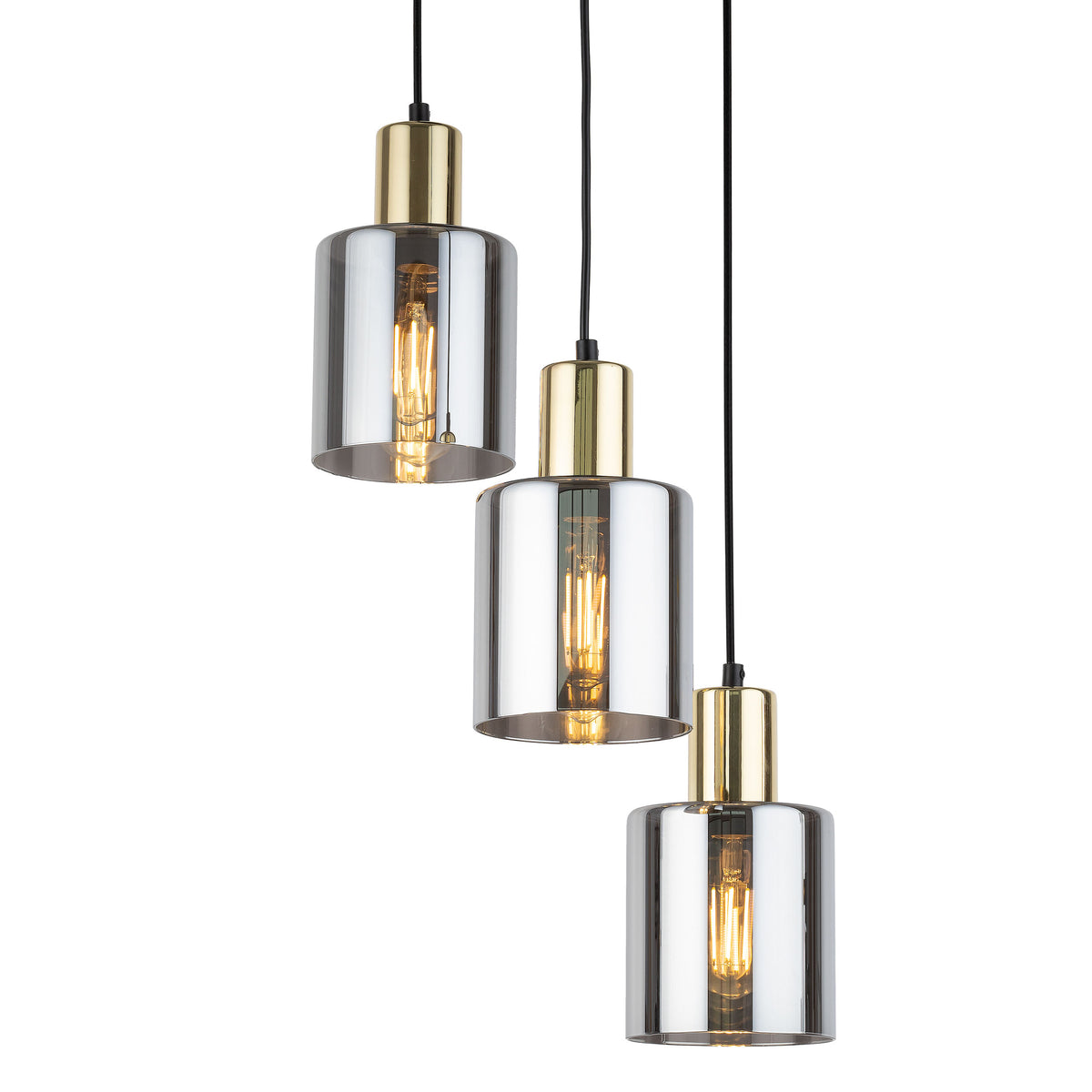 Lustră TK Lighting Sierra 3, auriu, 3 x E27, 6663