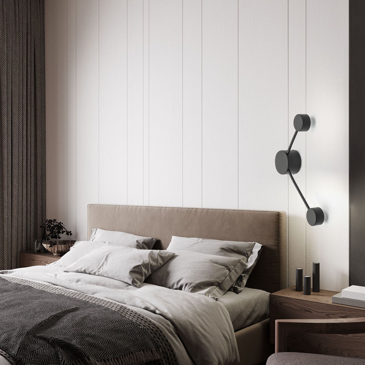 Aplică TK Lighting Avia 2, negru, 2 x GX53, 6808