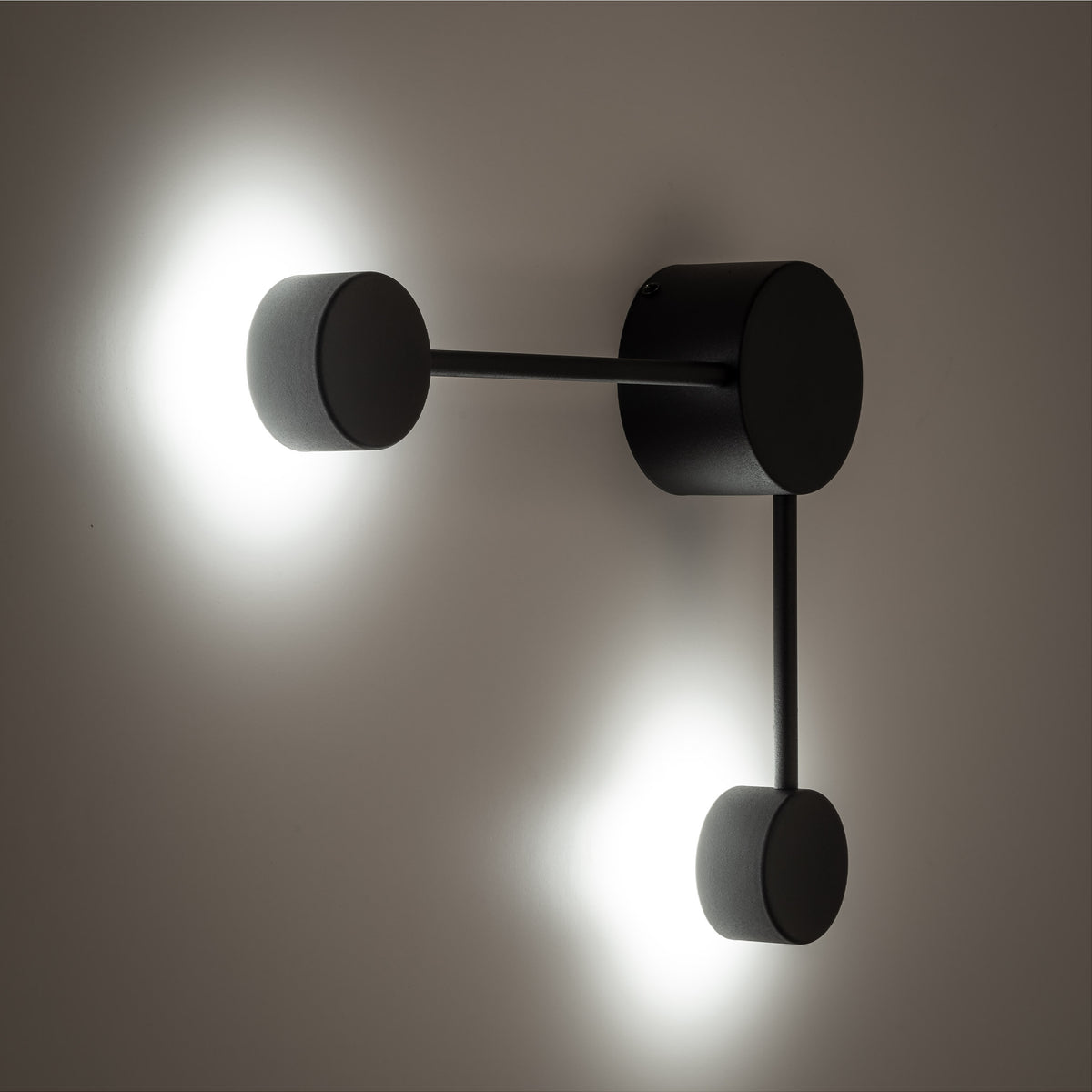 Aplică TK Lighting Avia 2, negru, 2 x GX53, 6808