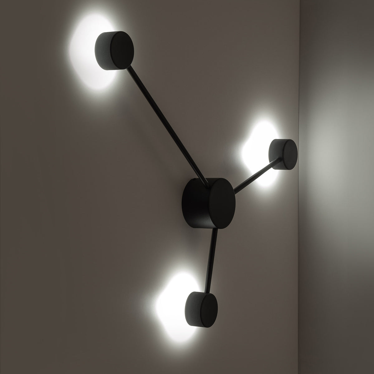 Aplică TK Lighting Avia Kiniket 3, negru, 3 x GX53, 6809