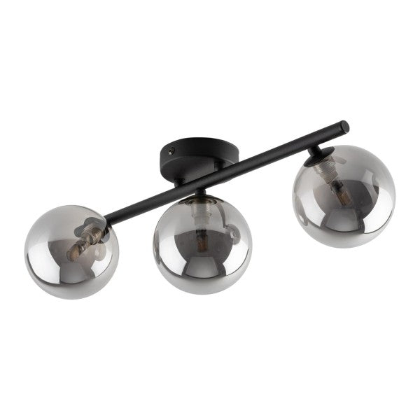 Plafonieră TK Lighting Estera, negru, 6855