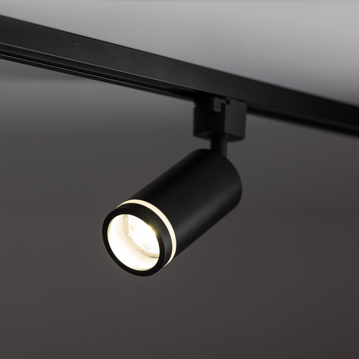 Spot pe șină TK Lighting Tracer Jet Ring, negru, 6897