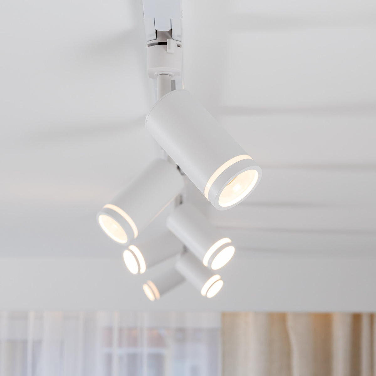 Spot pe șină TK Lighting Tracer Jet Ring, alb, 6898