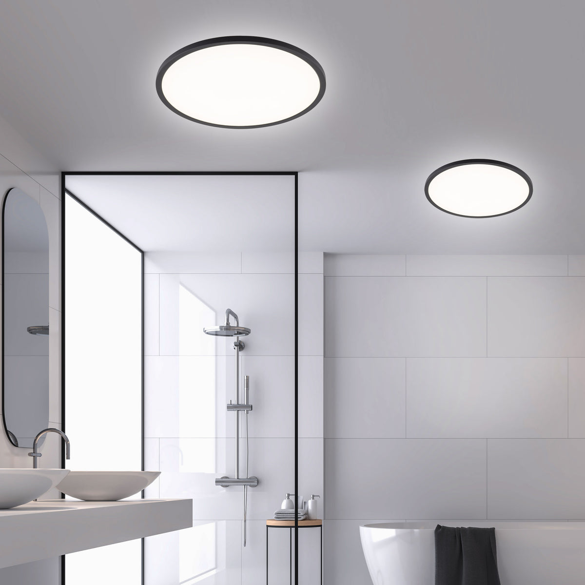 Plafoniera Aqua Black 45W 6905