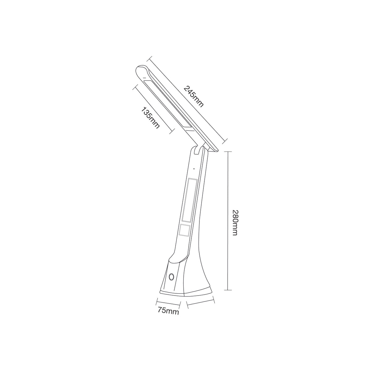 Lampă de birou TK Lighting Cruz, alb, 6941