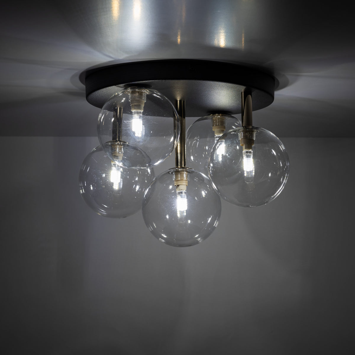 Plafoniera Nilos Black/Gold 758