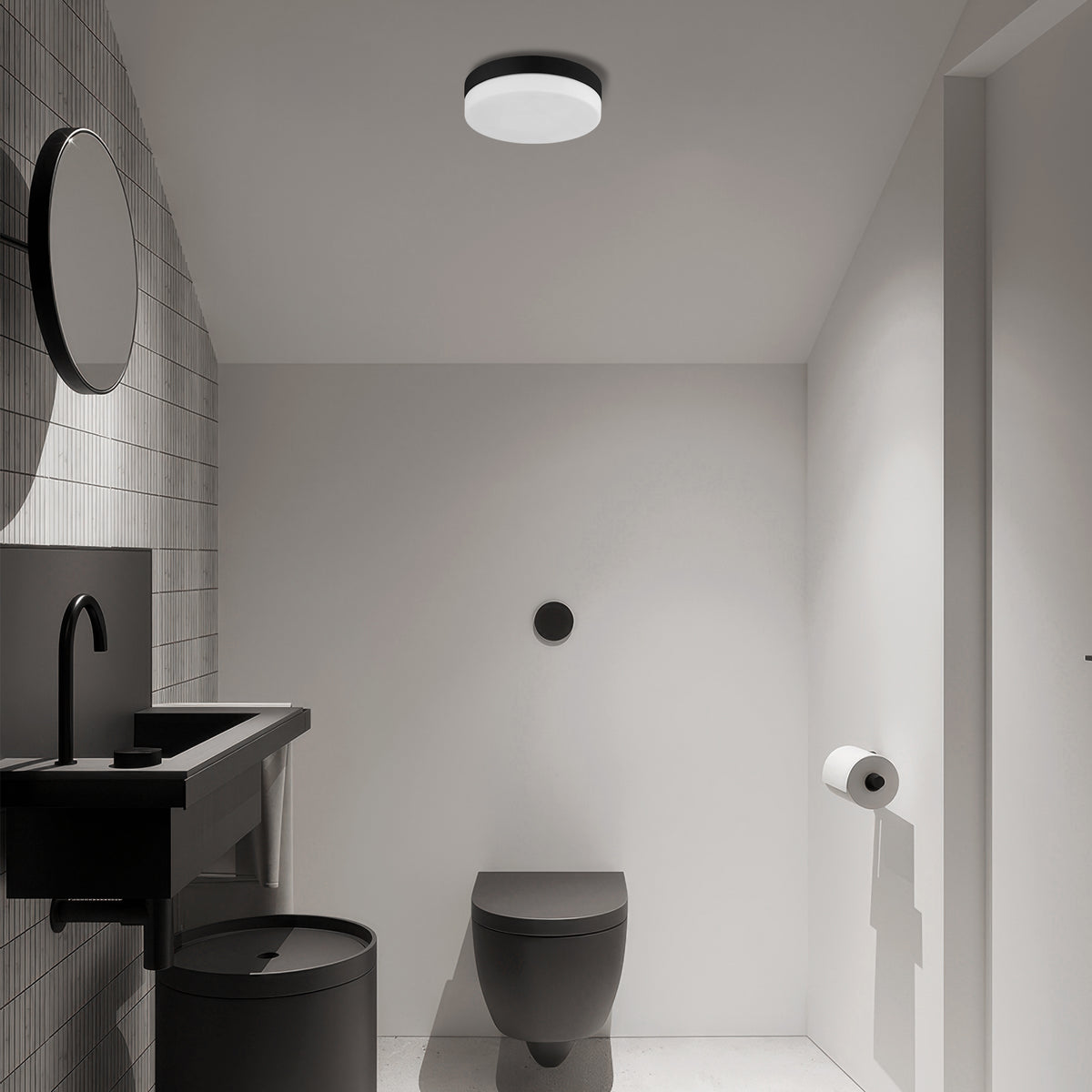 Plafoniera Pori Black 2 862