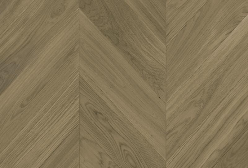 Parchet în spic francez Dabex Chevron, stejar, 13×150×500 mm, strat de uzură 4 mm