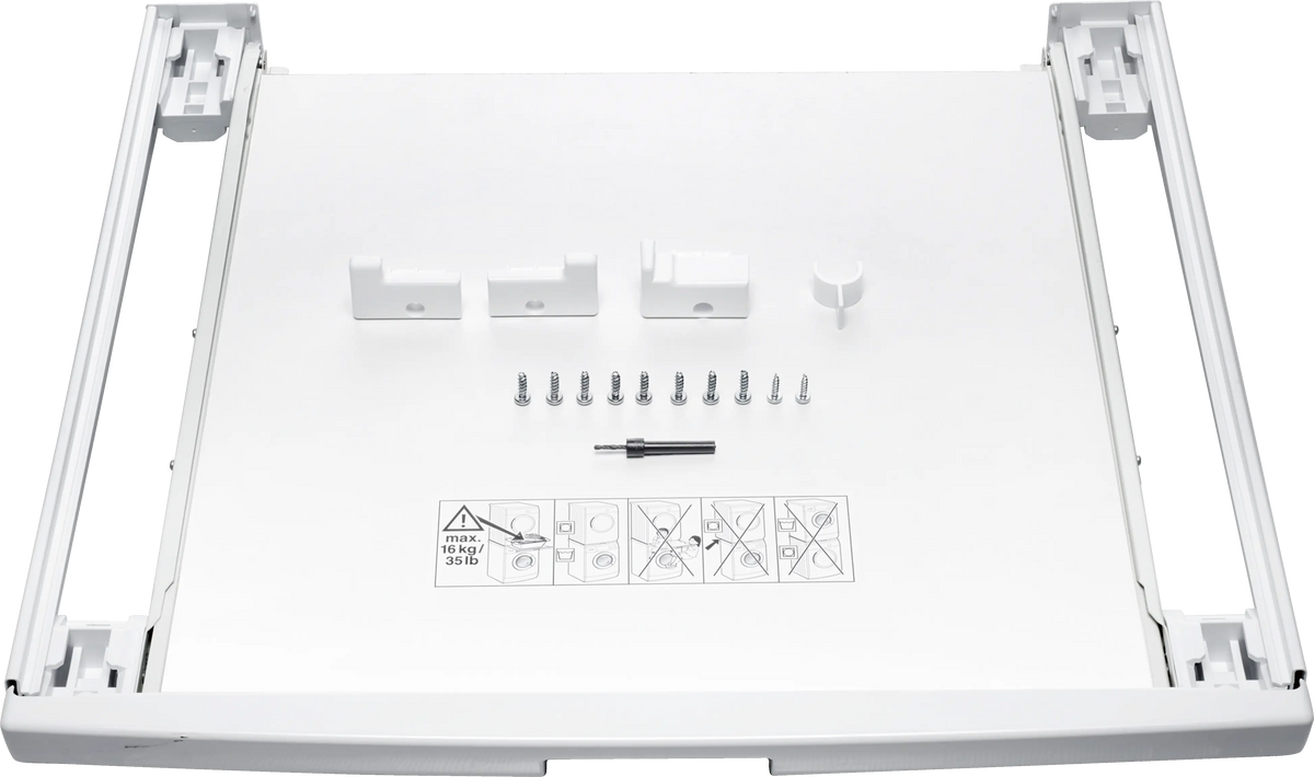 Kit de suprapunere cu raft extractibil Bosch WTZ11400