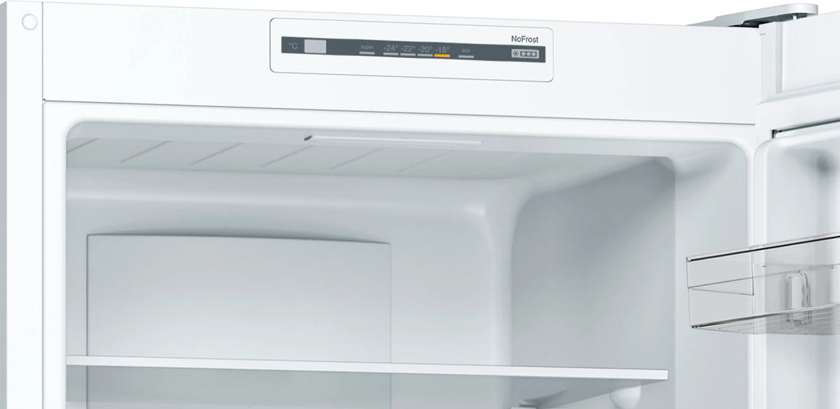 Combină frigorifică Bosch KGN33NWEB, Seria 2, 282 l, Total No Frost, albă