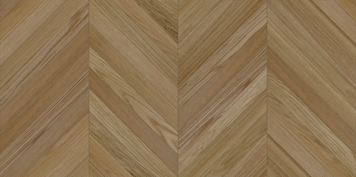 Parchet în spic francez Dabex Chevron, stejar, 13×150×500 mm, strat de uzură 4 mm