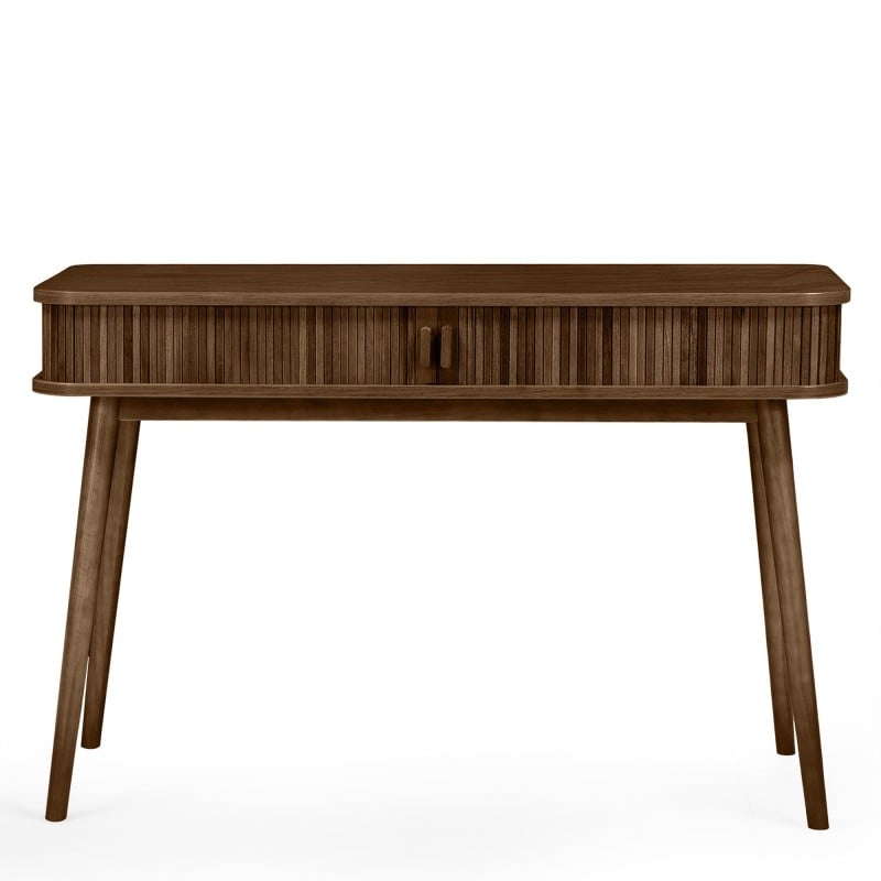 Birou Clemente, cu lamele, 120 cm, nuc