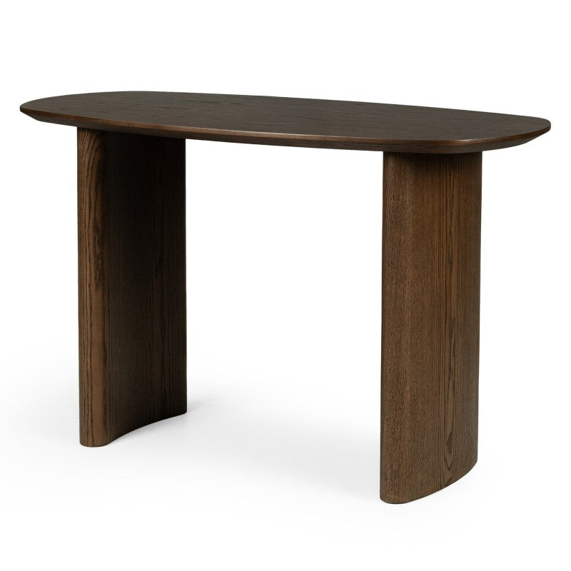 Birou/consolă Oriento, 120 cm, stejar închis