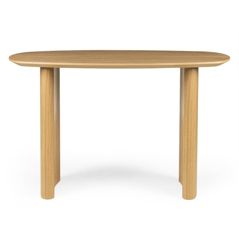 Birou/consolă Oriento, 120 cm, furnir de stejar natur