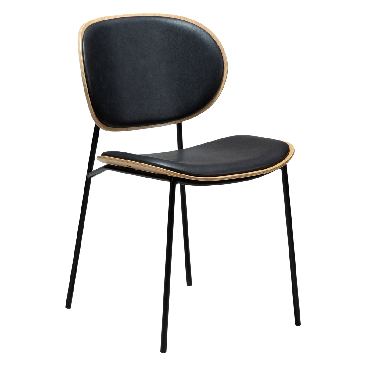 Scaun DAN-FORM Clementina, negru/bej, 100300121