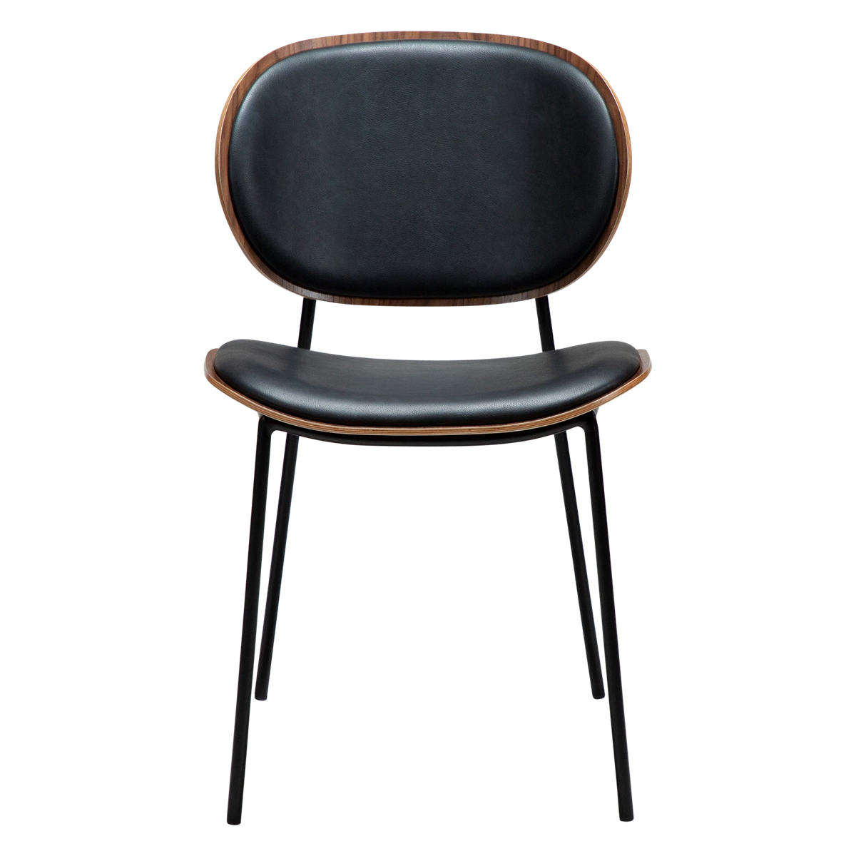 Scaun DAN-FORM Clementina, negru/maro, 100300120