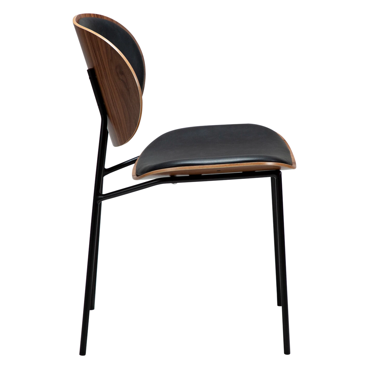 Scaun DAN-FORM Clementina, negru/maro, 100300120