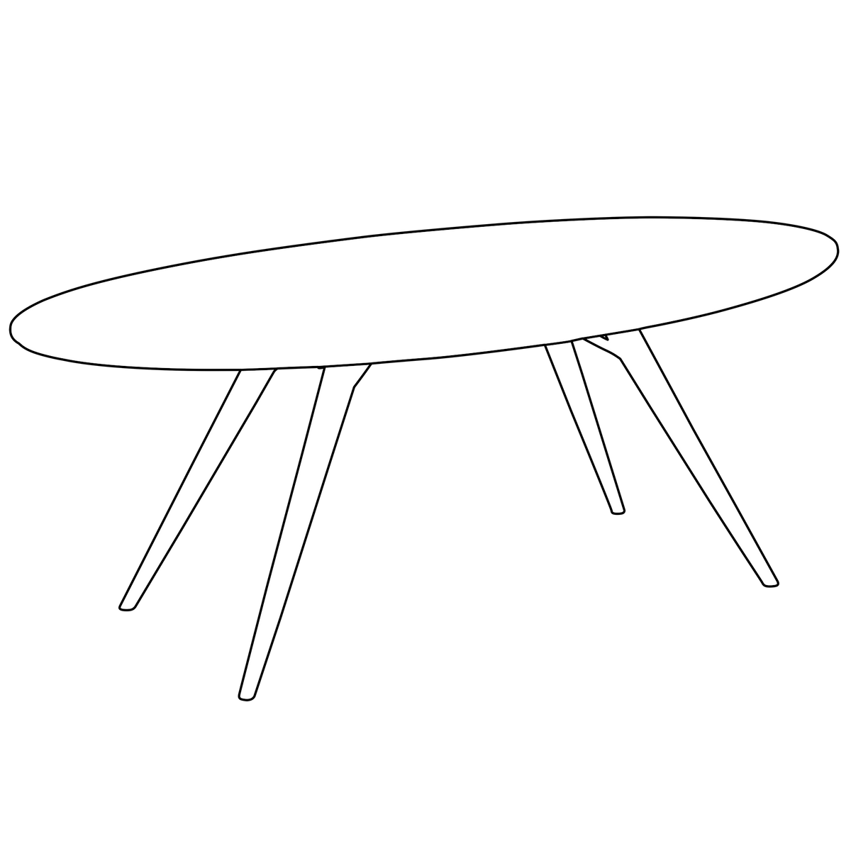 Masă de dining ECLIPSE Frasin mocca 400208308