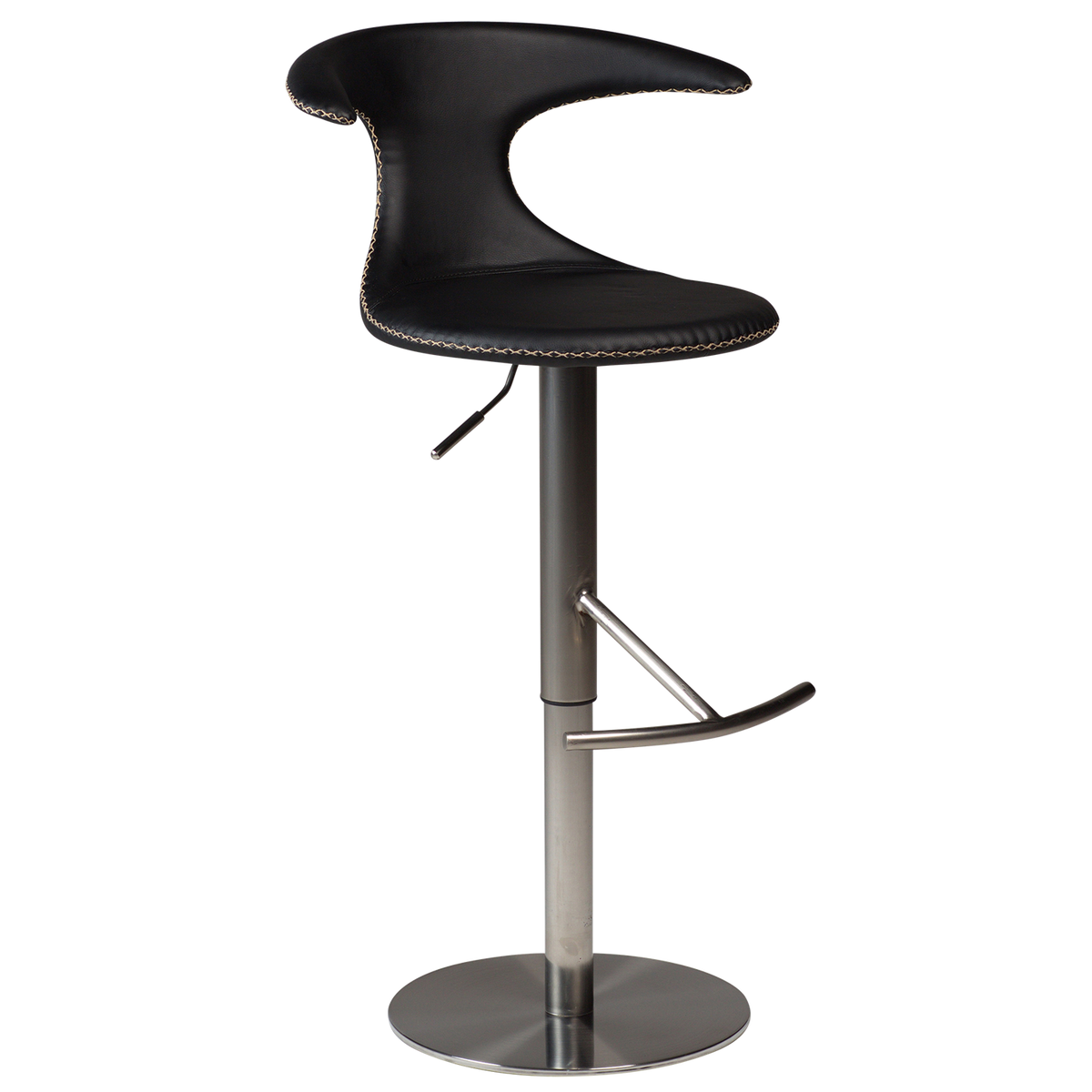 Scaun de bar DAN-FORM Flair, negru, 200222585