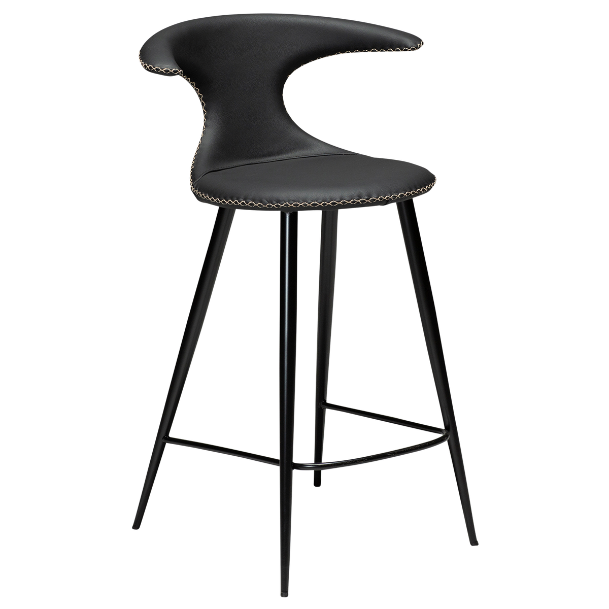 Scaun de bar DAN-FORM Flair, negru, 300222595
