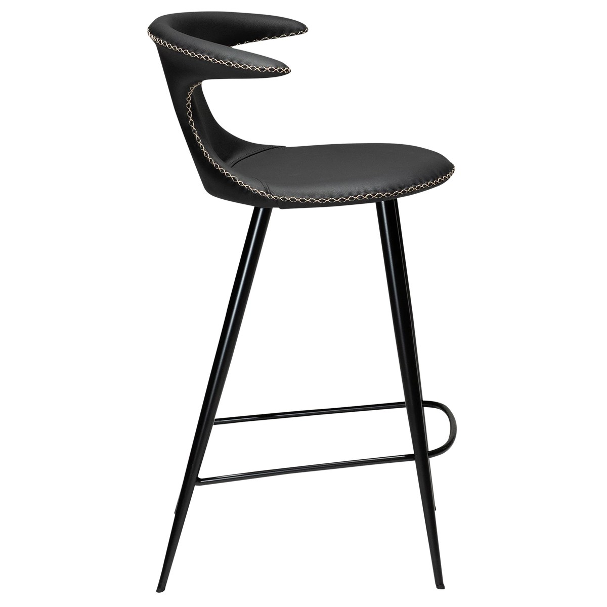 Scaun de bar DAN-FORM Flair, negru, 300222595