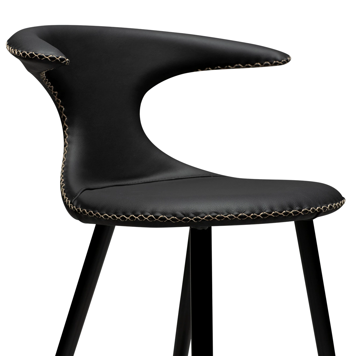 Scaun de bar DAN-FORM Flair, negru, 300222595