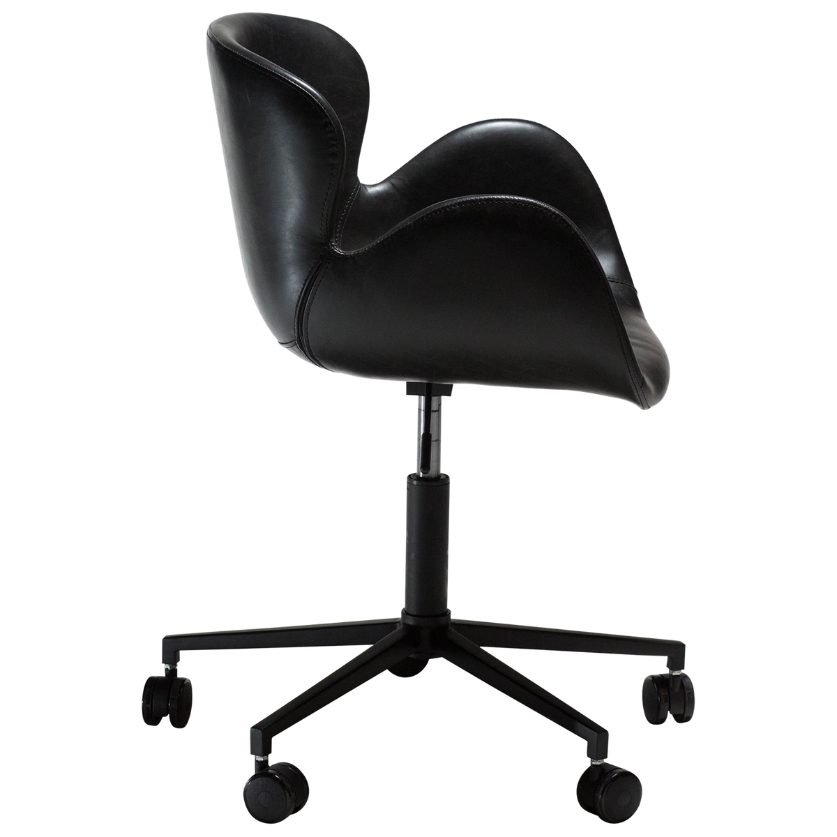 Scaun de birou DAN-FORM Gaia, negru, 100200200