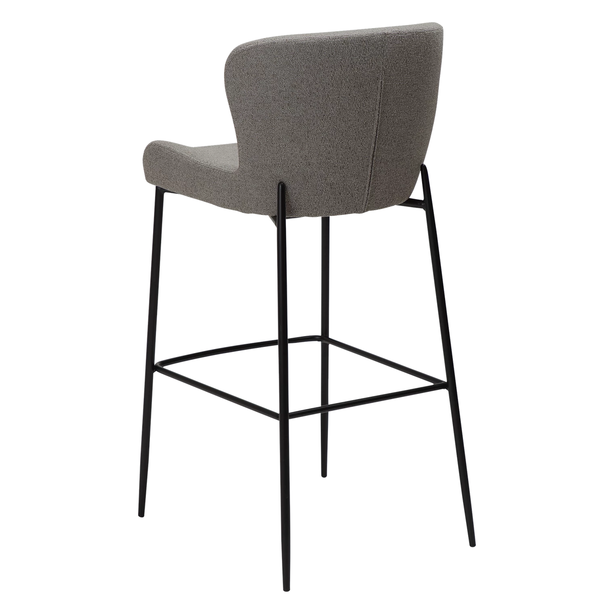Scaun de bar DAN-FORM Glam, gri deschis, 200206105