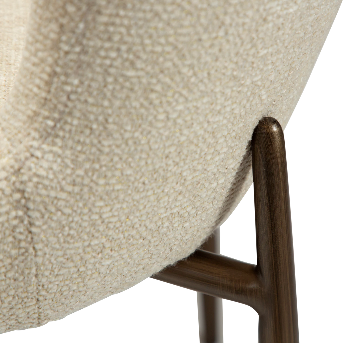 Scaun DAN-FORM Glam, crem, 100206127