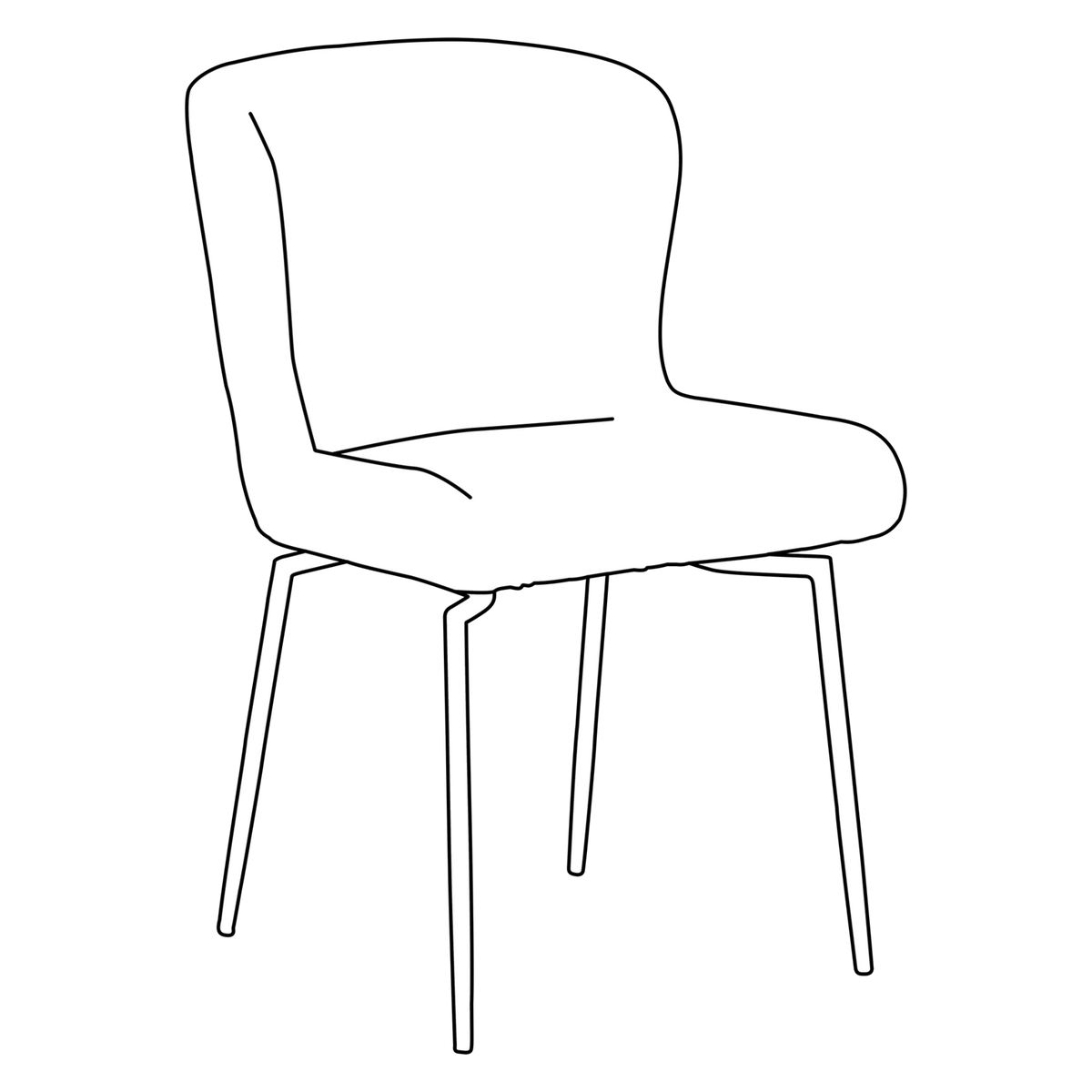 Scaun de bar DAN-FORM Glam, bej, 300308305