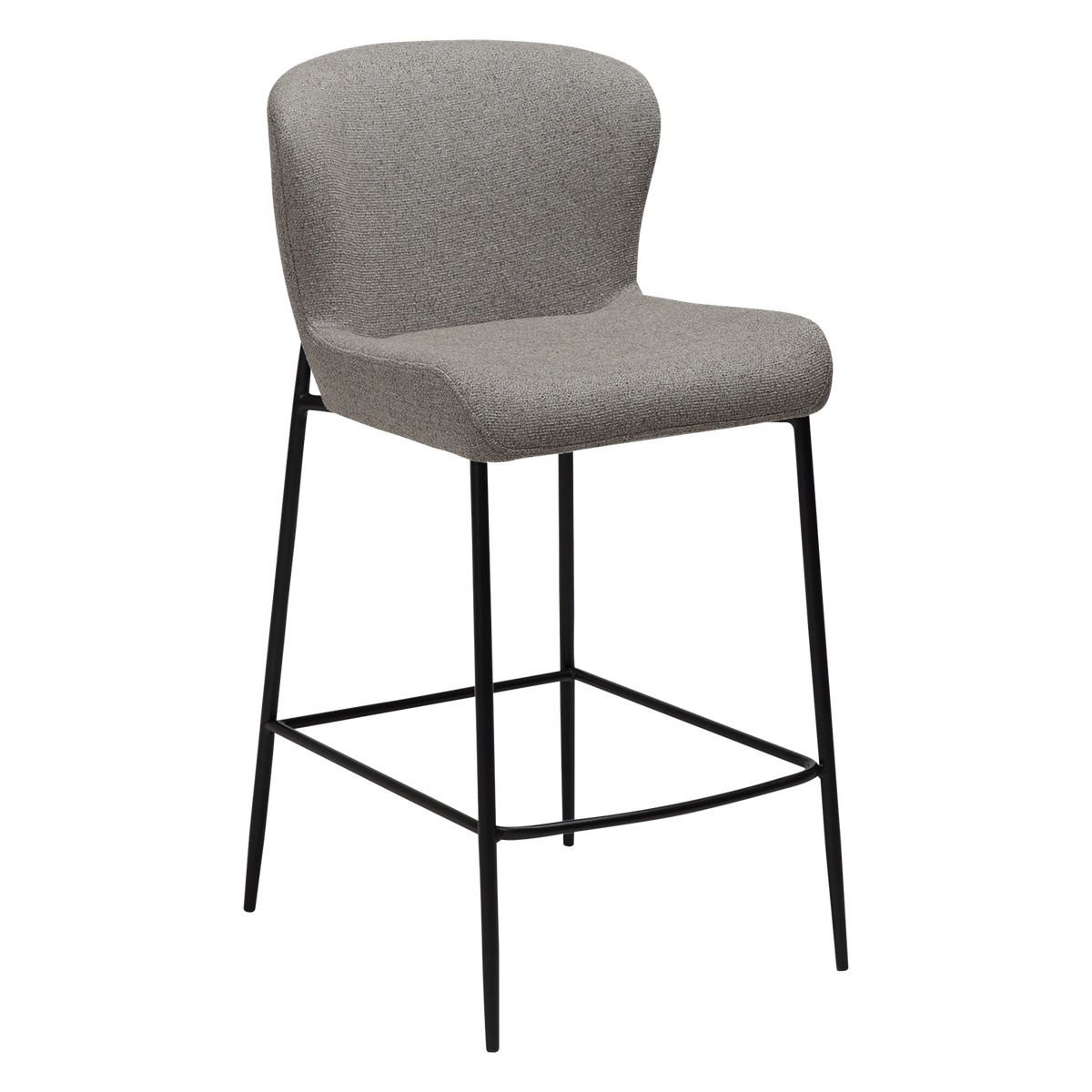 Scaun de bar DAN-FORM Glam, gri deschis, 300206105