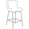 Scaun de bar GLAM Maro 300308304