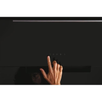 Hota decorativa Haier HADG9DCS56B, putere de absorbtie 650m3/h, clasa A++, 3 trepte de putere, functie Booster, 90 cm, Touch control, neagra