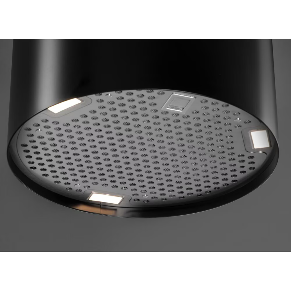 Hota insula FALMEC Polar Black, 1 motor, 800 m3/h, D 35 cm, negru