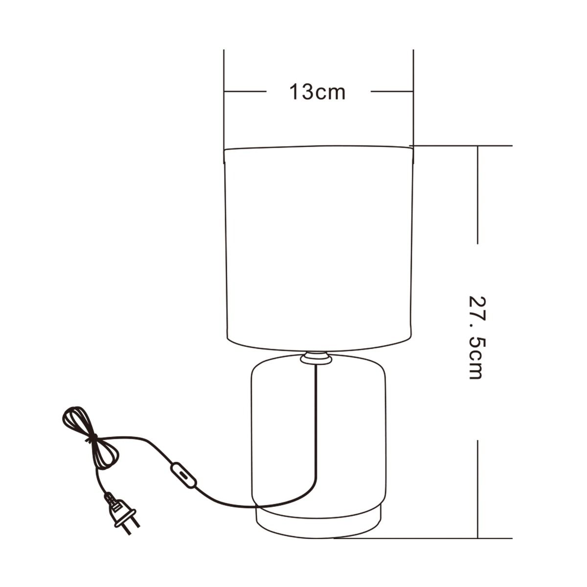 Lampa de birou Zumaline Ceri 27,5x13cm 003064-031902