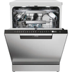 Masina de spalat vase incorporabila Haier XF 6B0M3PDX, 16 seturi, 3 sertare, 10 programe, Clasa B, Motor Inverter, 40DB, WiFi, Ultra Dry, Total water block, Inox, 60 cm