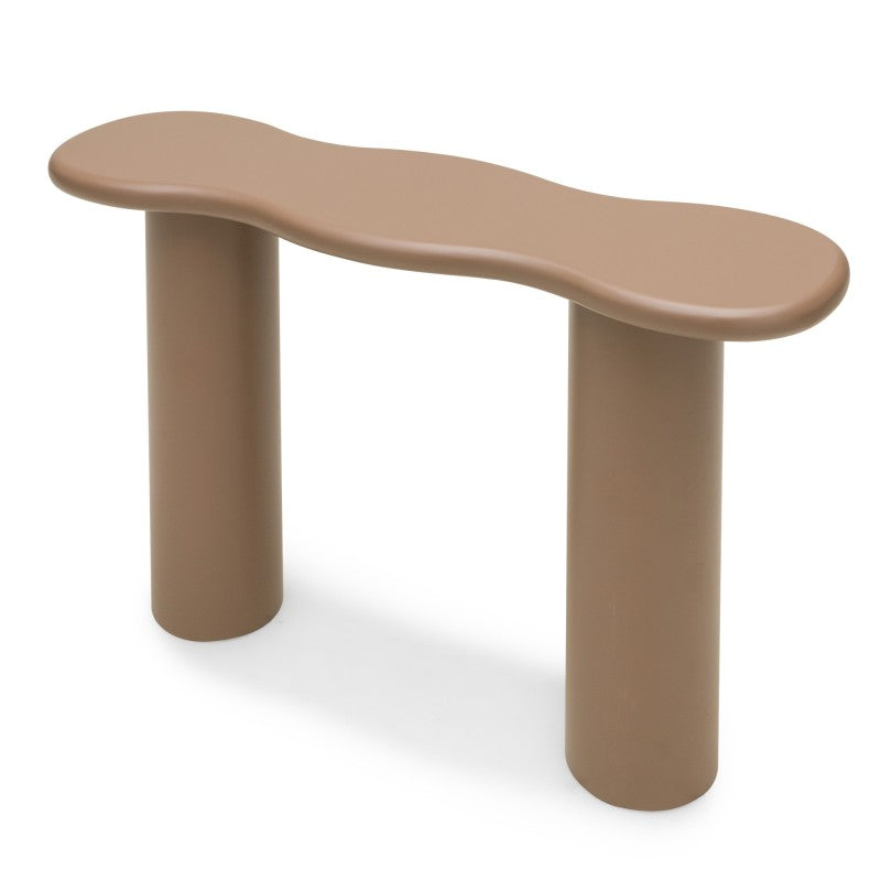 Consolă/birou Vanity, 120 cm, maro deschis/mocha