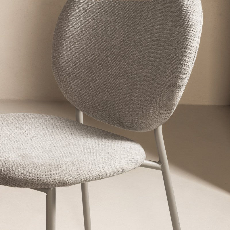 Scaun de dining Alexa, maro deschis/picioare bej