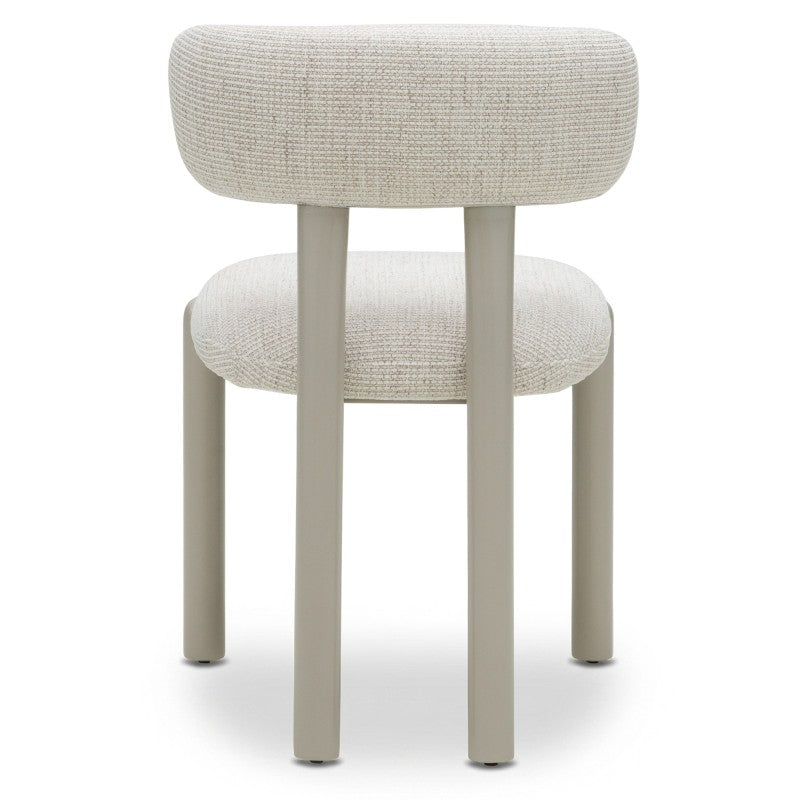 Scaun de dining Lana, crem bej/picioare crem