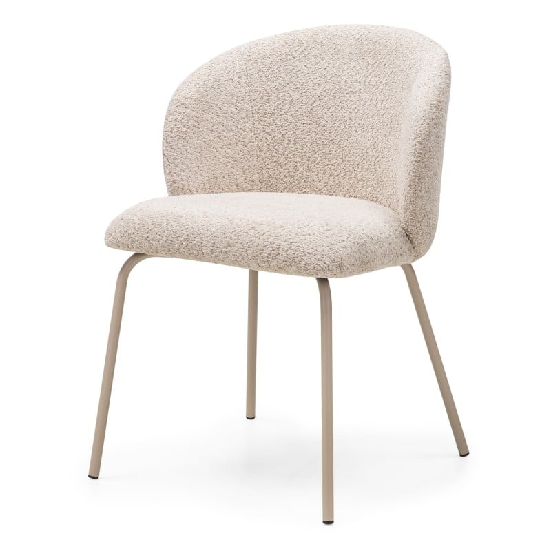 Scaun de dining Larisa, bej/picioare bej