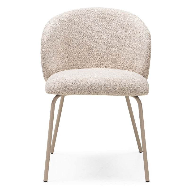 Scaun de dining Larisa, bej/picioare bej