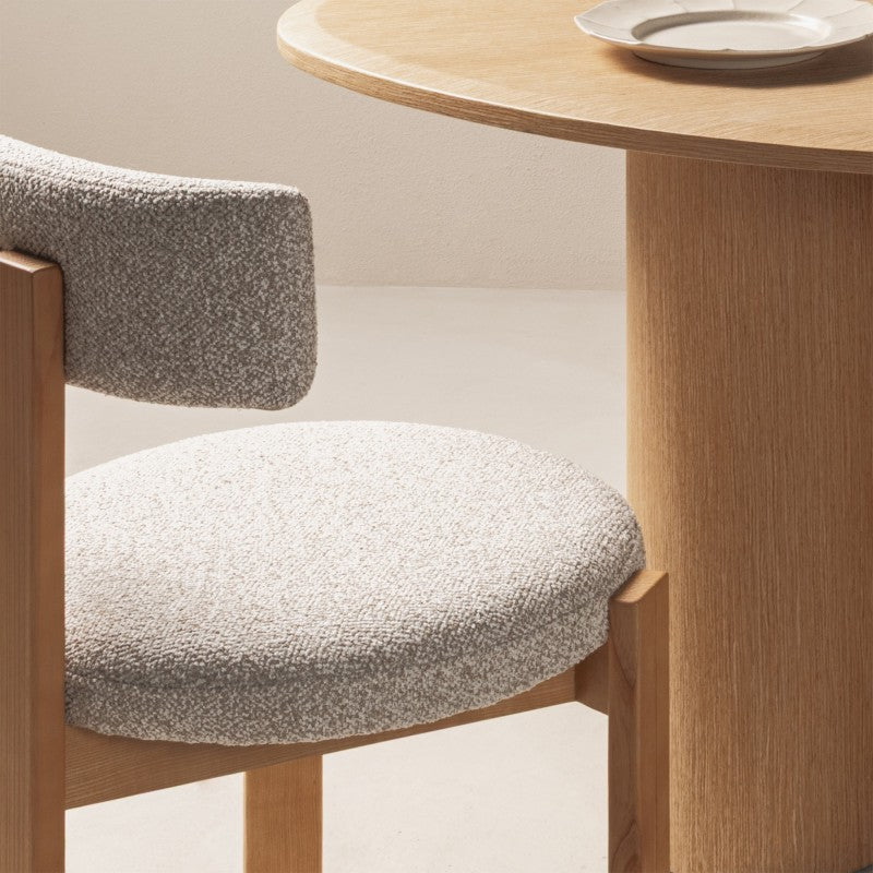 Scaun de dining Matteo, bej/crem/natur, frasin