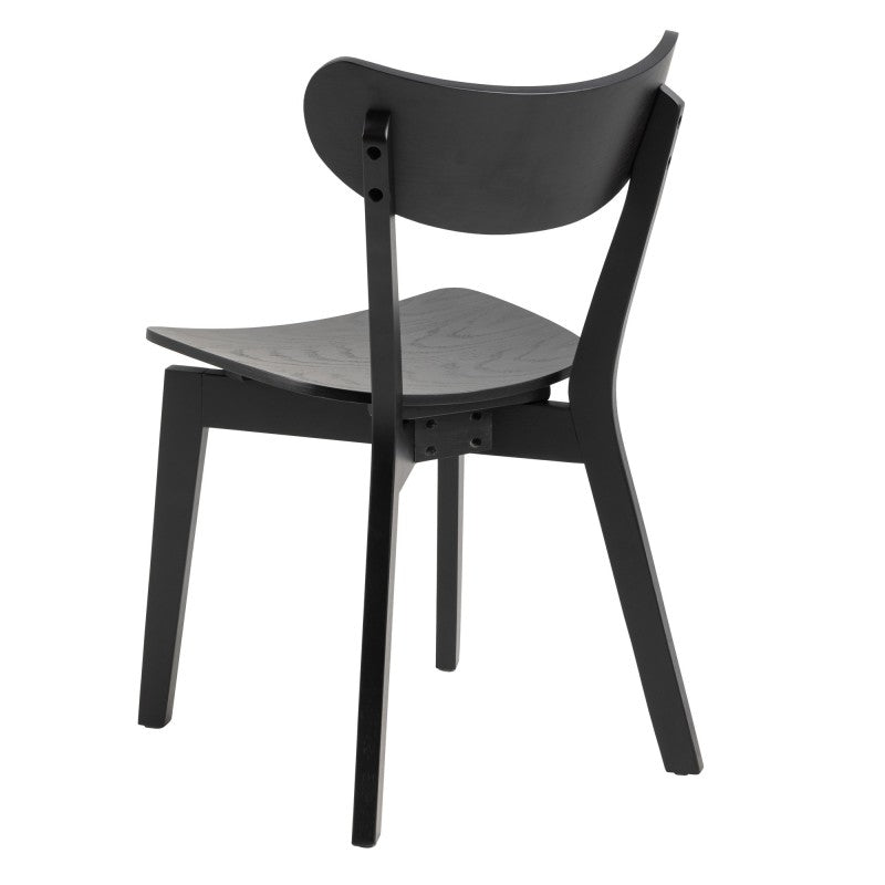 Scaun de dining Roxby, negru