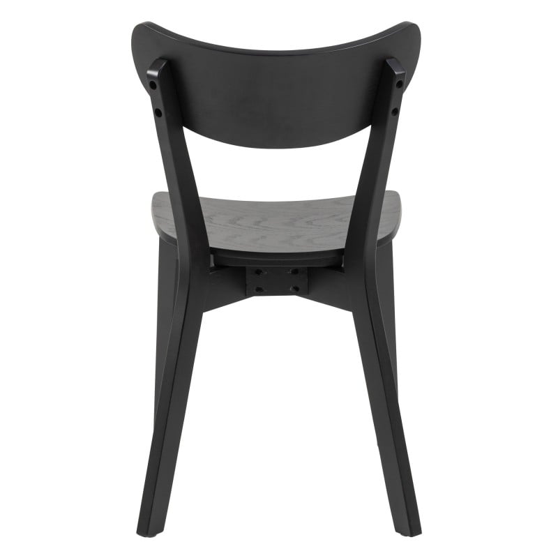 Scaun de dining Roxby, negru