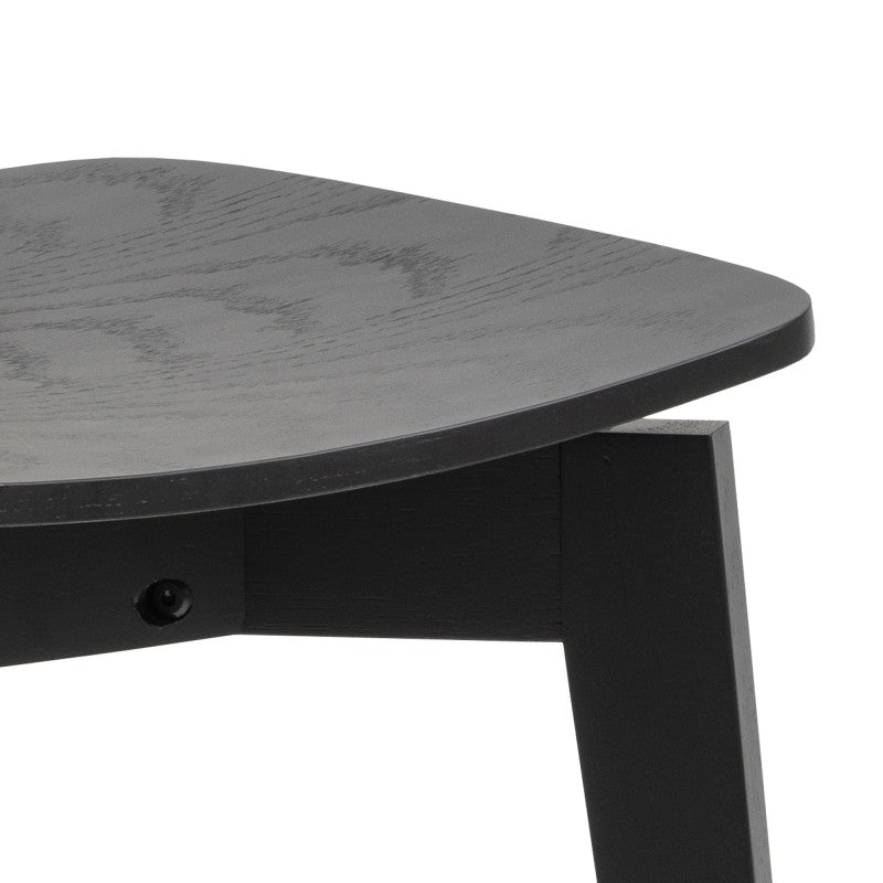 Scaun de dining Roxby, negru