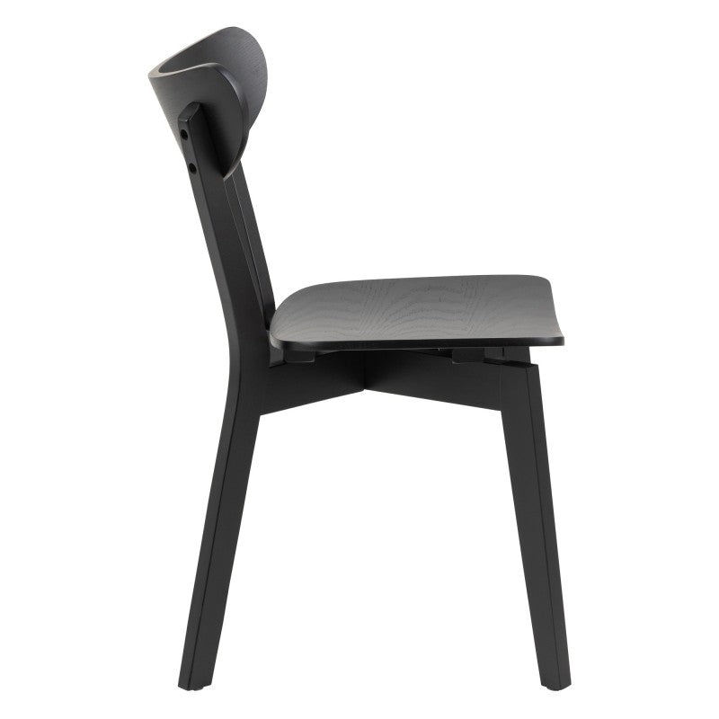 Scaun de dining Roxby, negru