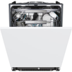 Masina de spalat vase incorporabila Haier I-Pro Shine Series 4 XS 6B1M3PB, 16 seturi, 3 cosuri, 10 programe, clasa B, Motor Inverter, Wi-Fi, AI program, H-arm spray, Maxi Tub, Automatic open door, Aqua Stop, Lumina interna, Sliding door, 60 cm