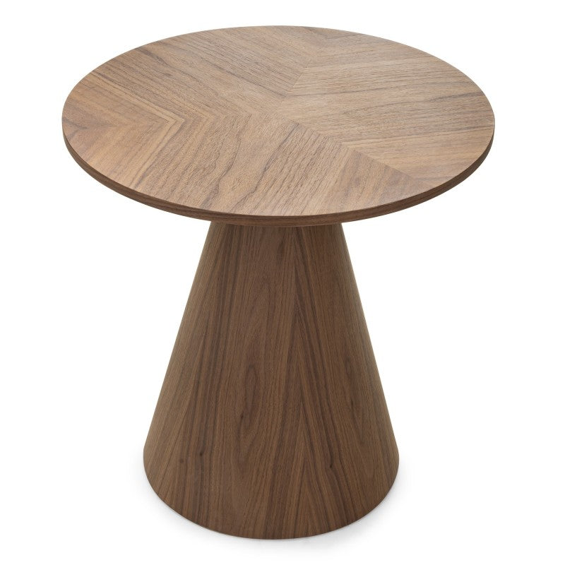 Măsuță auxiliară Ange, rotundă, 60 cm, nuc