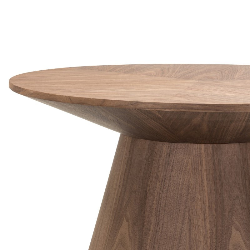 Măsuță de cafea Lina, rotundă, 90 cm, nuc